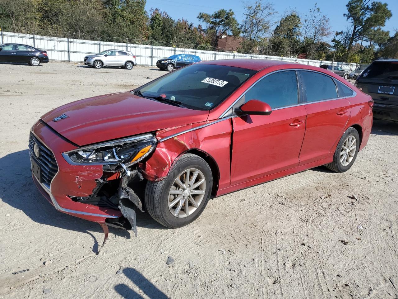 HYUNDAI SONATA 2019 5npe24af7kh770180