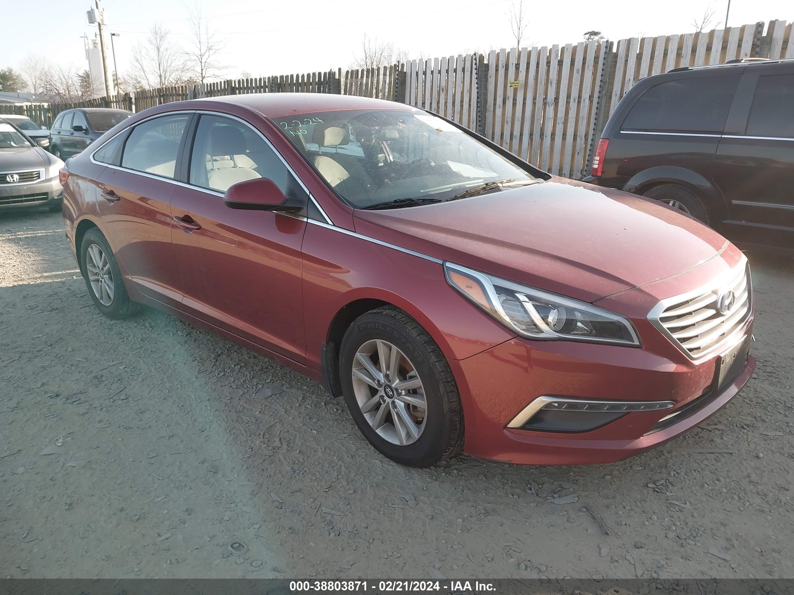 HYUNDAI SONATA 2015 5npe24af8fh227006