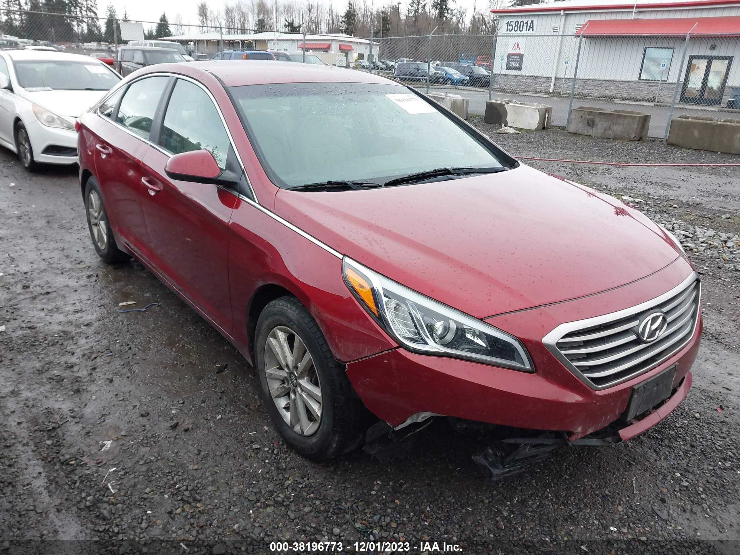 HYUNDAI SONATA 2016 5npe24af8gh269841