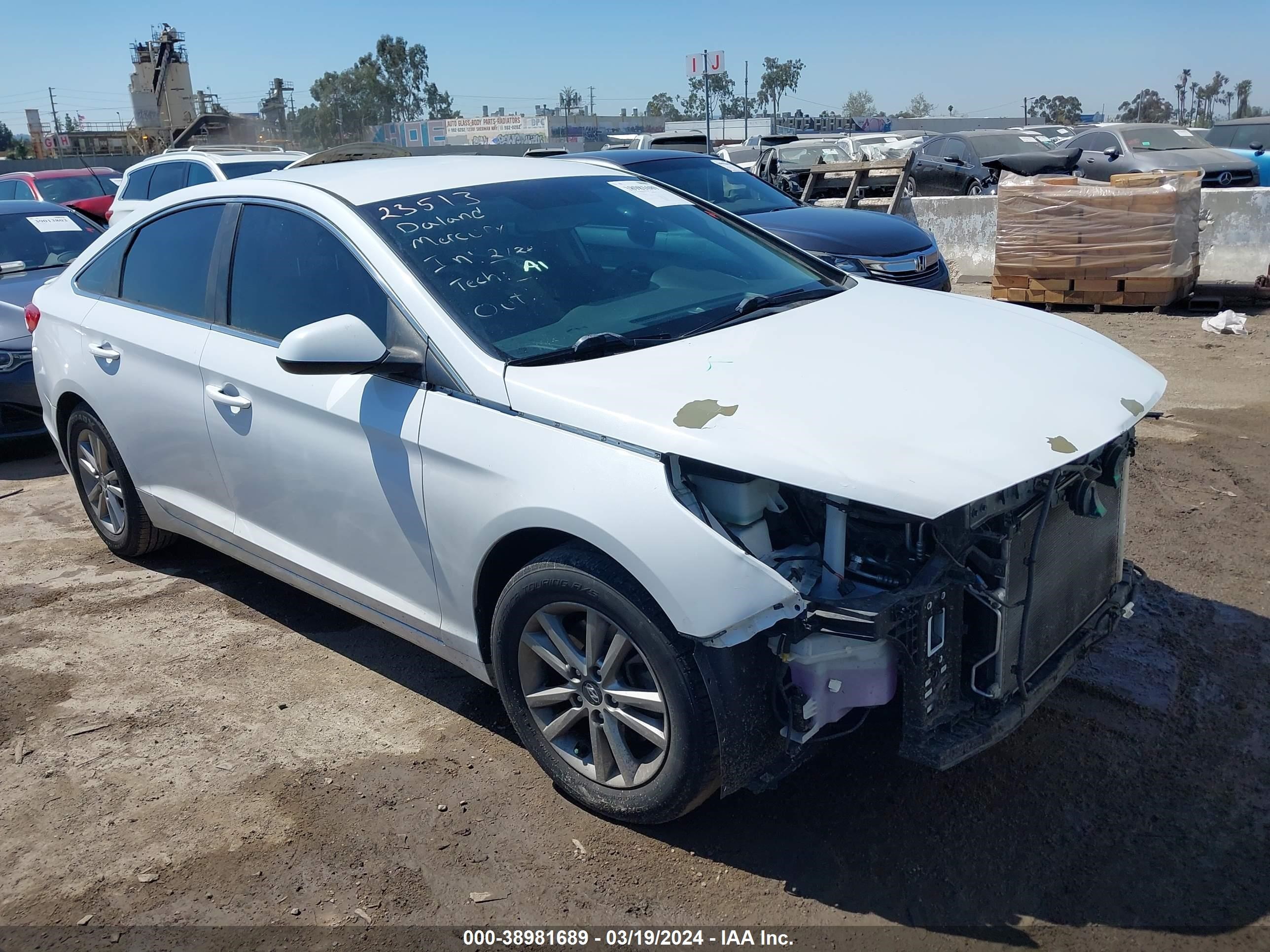 HYUNDAI SONATA 2016 5npe24af8gh282606