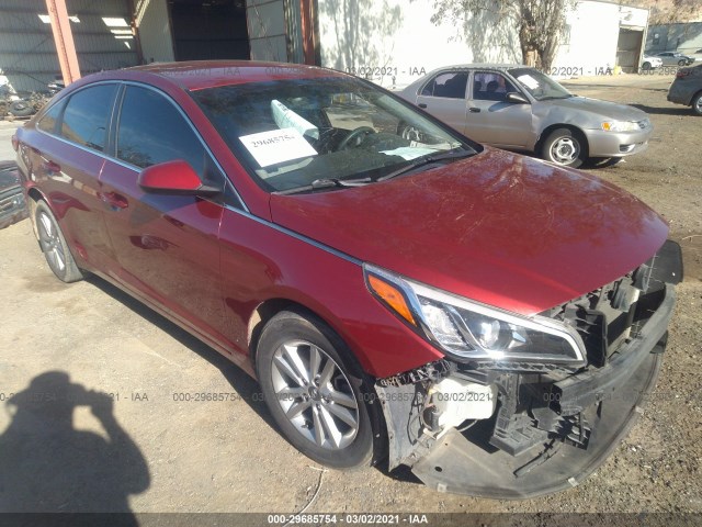 HYUNDAI SONATA 2016 5npe24af8gh325499