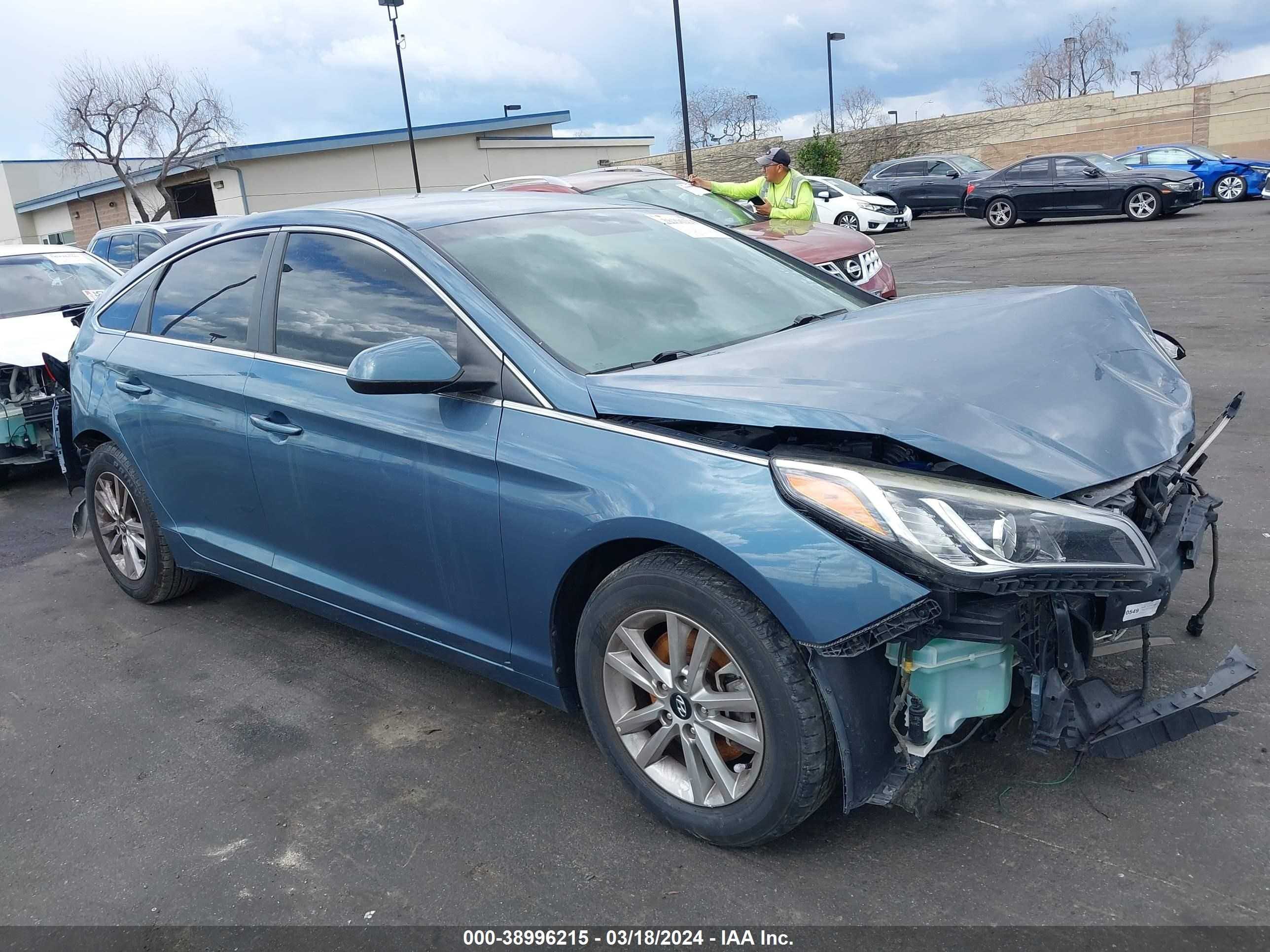 HYUNDAI SONATA 2016 5npe24af8gh357644