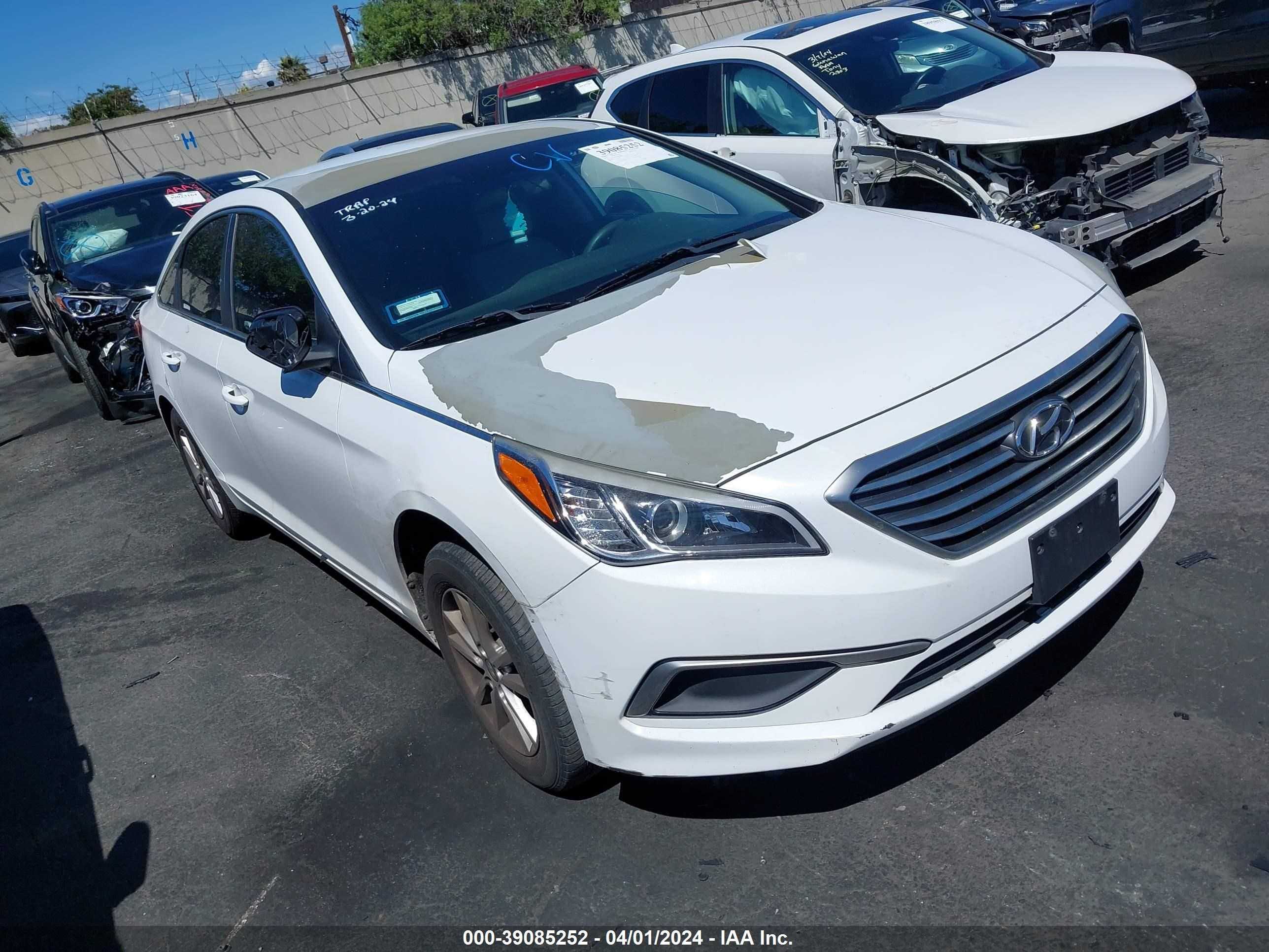 HYUNDAI SONATA 2017 5npe24af8hh483908