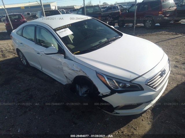 HYUNDAI SONATA 2017 5npe24af8hh556114