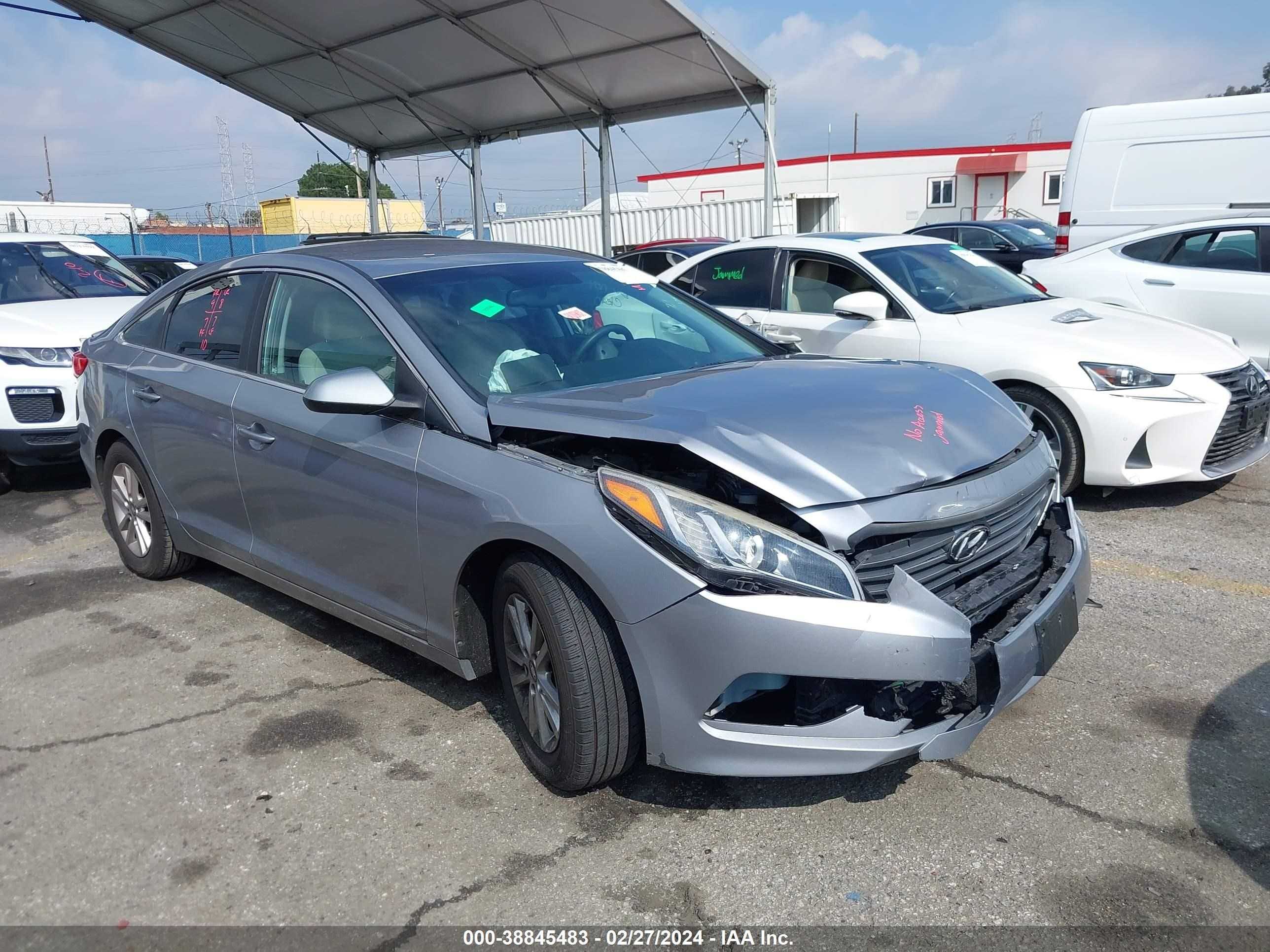 HYUNDAI SONATA 2017 5npe24af8hh571437