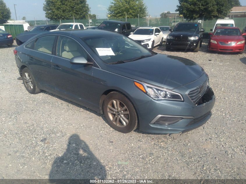 HYUNDAI SONATA 2017 5npe24af8hh587315