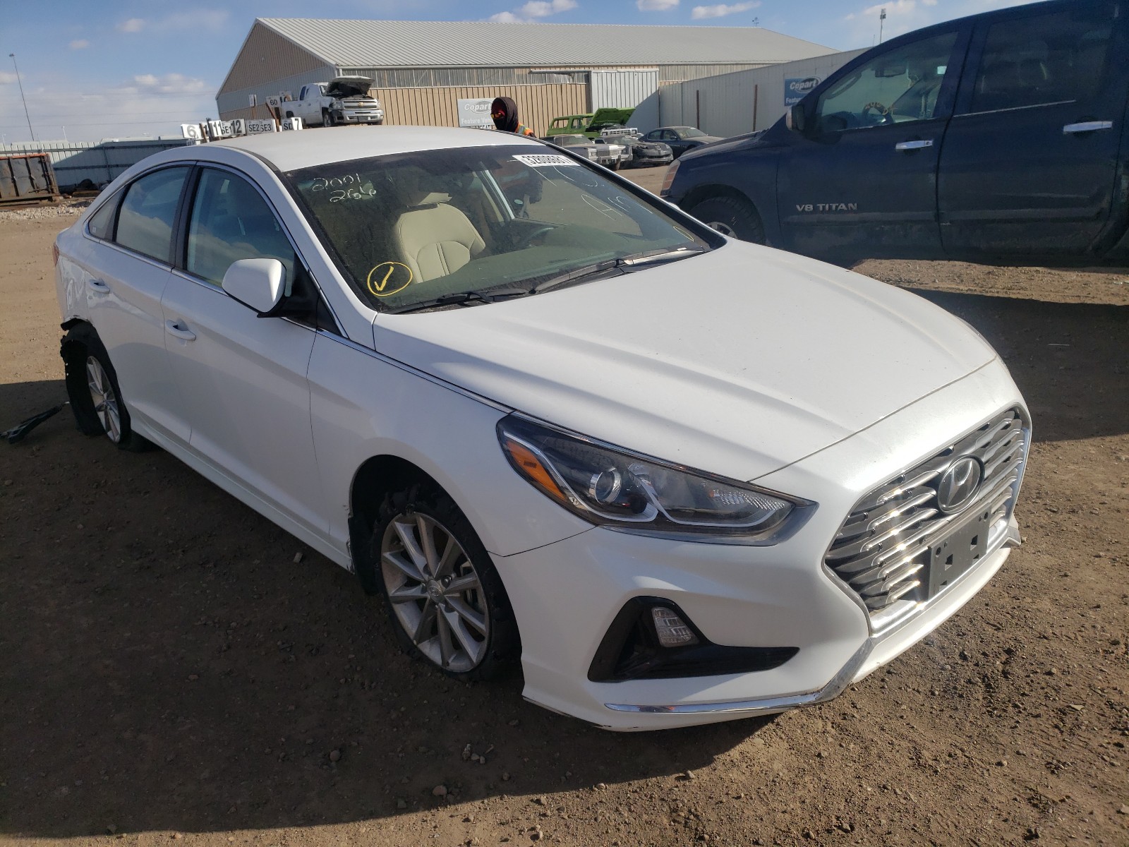 HYUNDAI SONATA SE 2019 5npe24af8kh800755