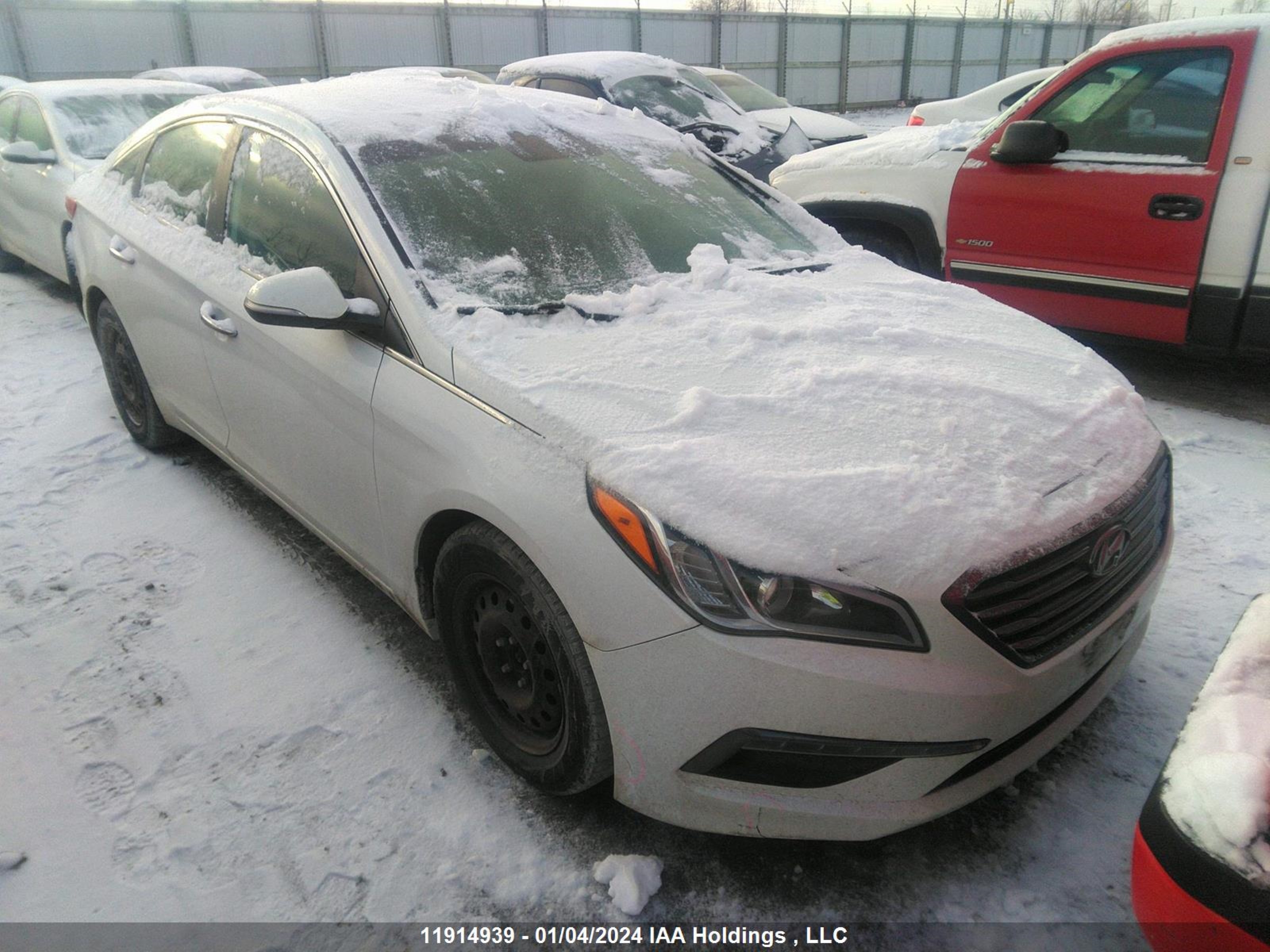 HYUNDAI SONATA 2017 5npe24af9hh440582