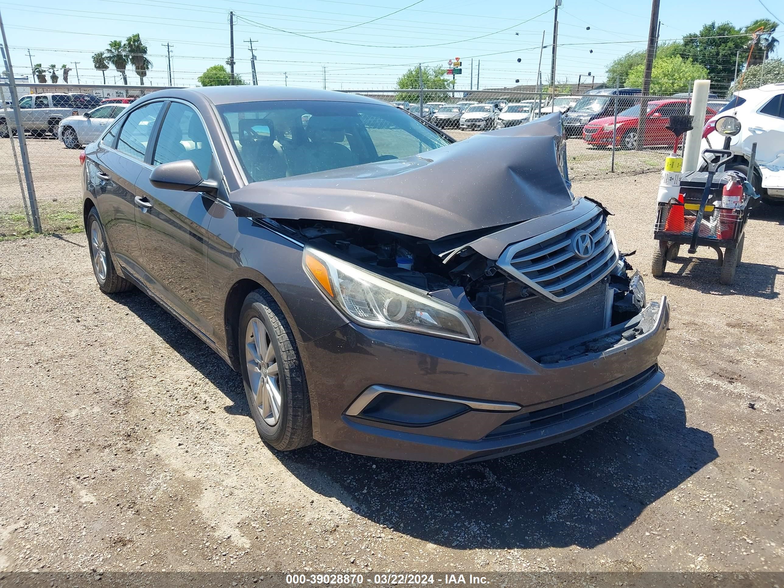 HYUNDAI SONATA 2017 5npe24af9hh446818