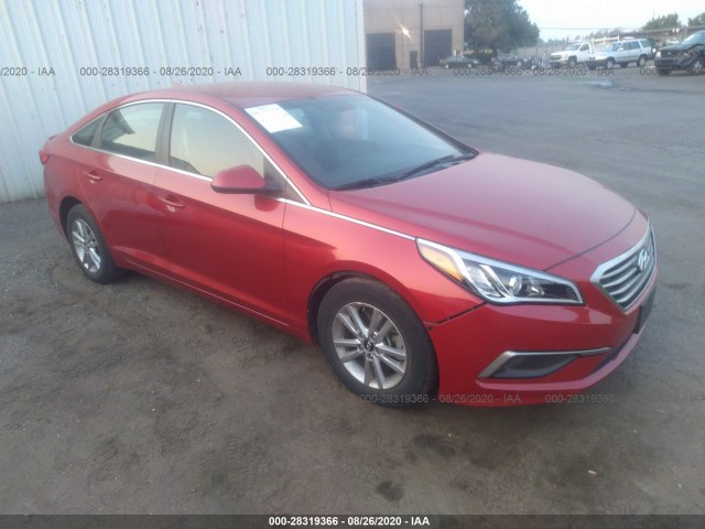 HYUNDAI SONATA 2017 5npe24af9hh454076