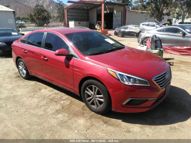 HYUNDAI SONATA 2017 5npe24af9hh529164