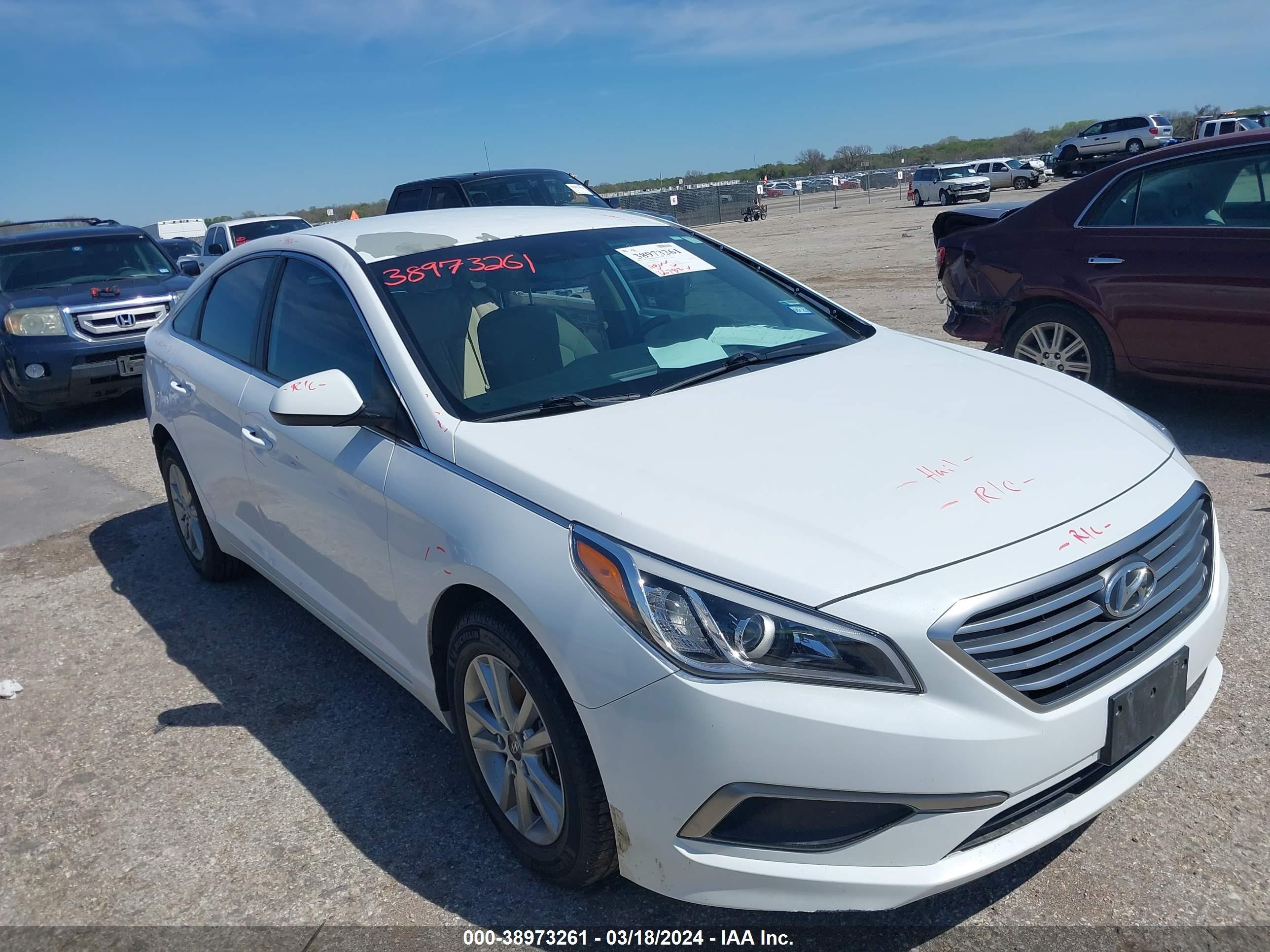 HYUNDAI SONATA 2017 5npe24af9hh543498