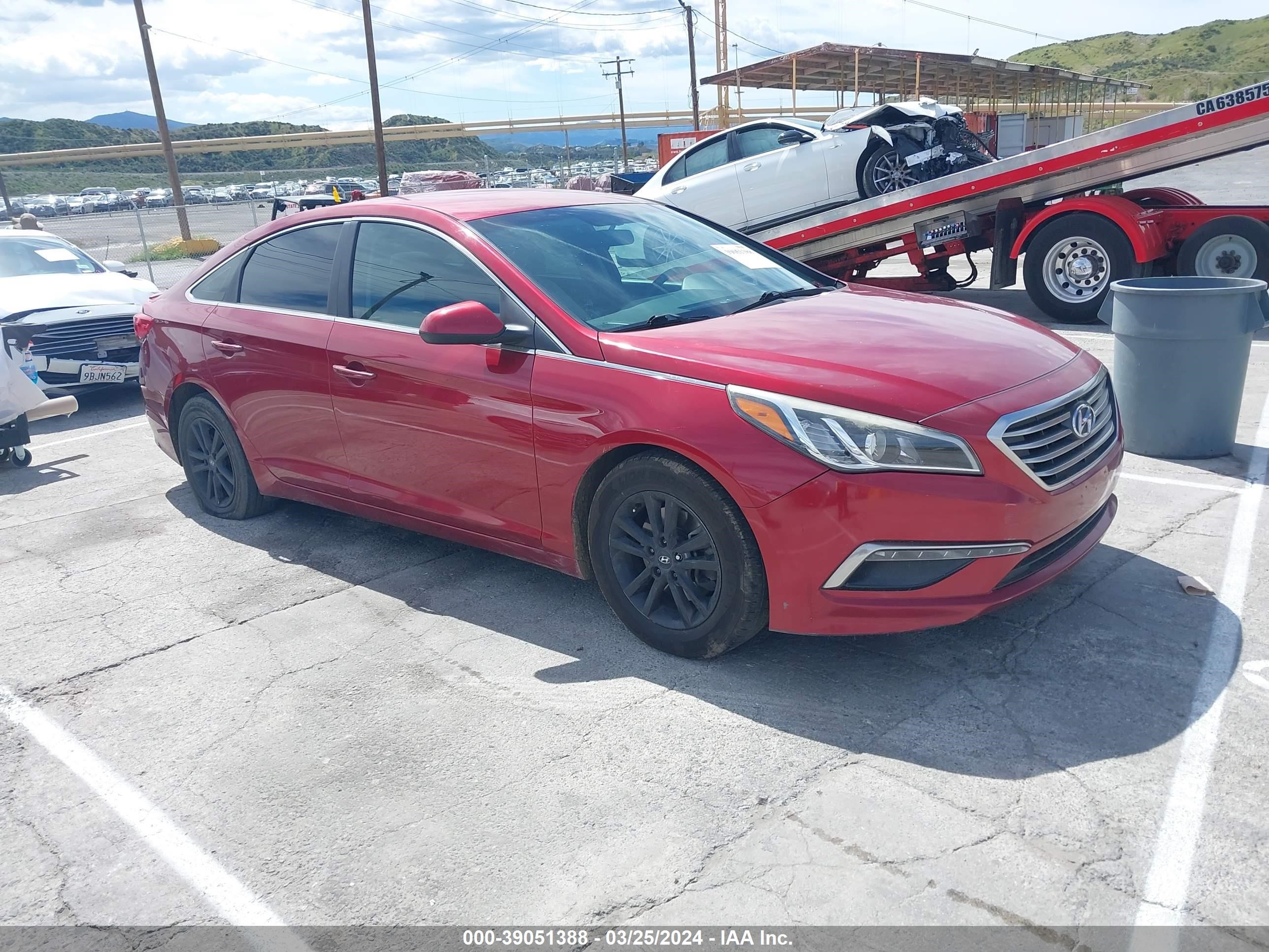 HYUNDAI SONATA 2015 5npe24afxfh202690