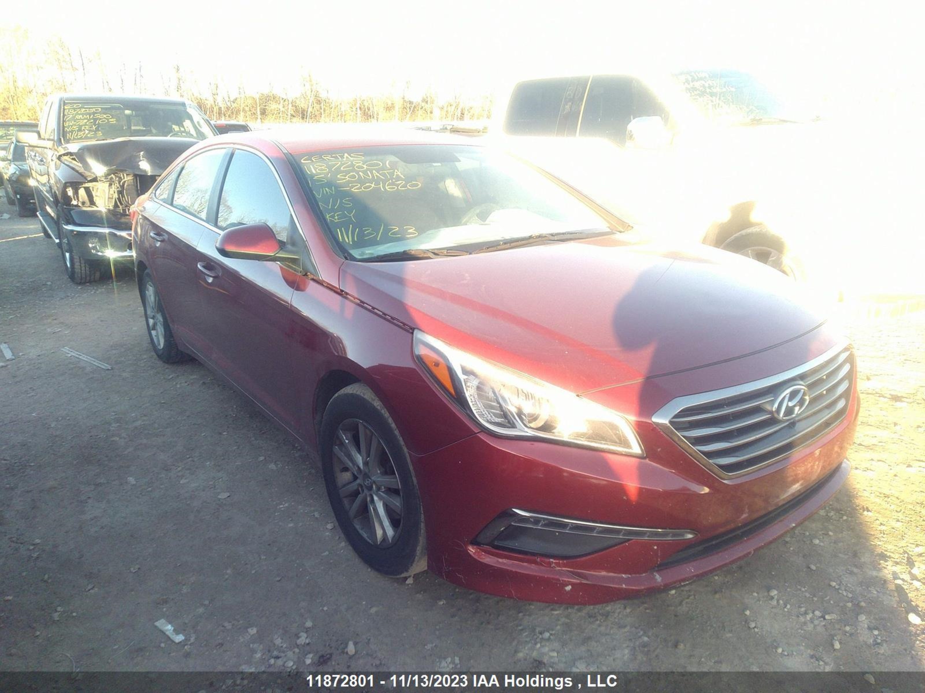 HYUNDAI SONATA 2015 5npe24afxfh204620