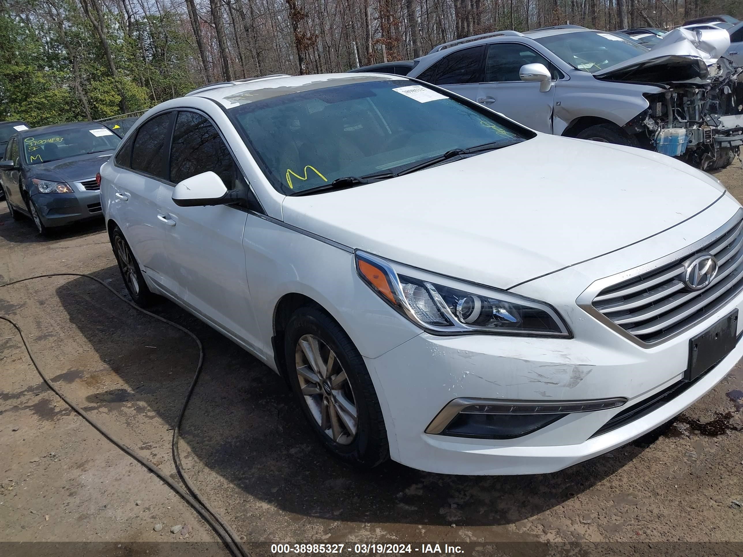 HYUNDAI SONATA 2015 5npe24afxfh229307