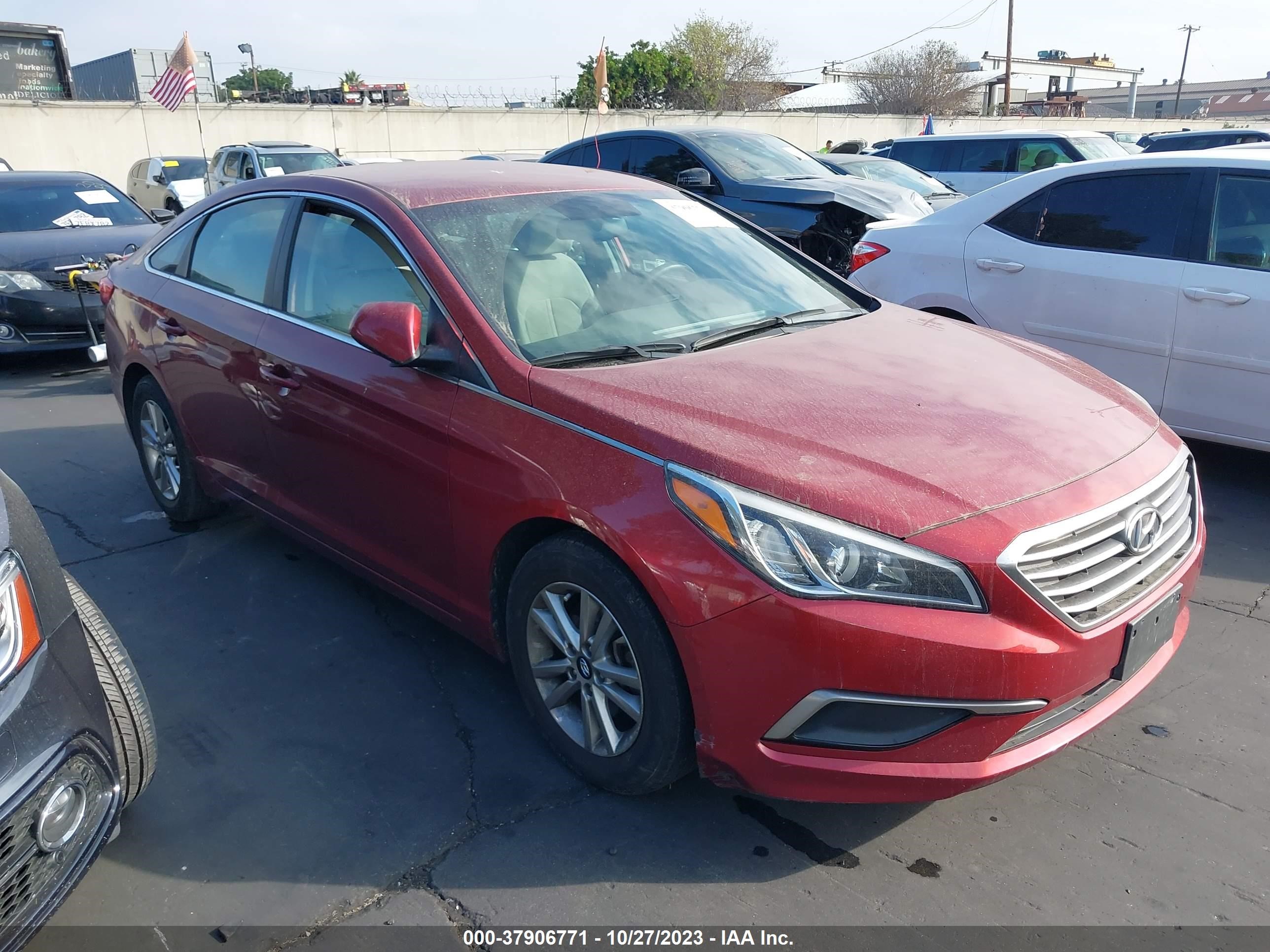 HYUNDAI SONATA 2016 5npe24afxgh360562