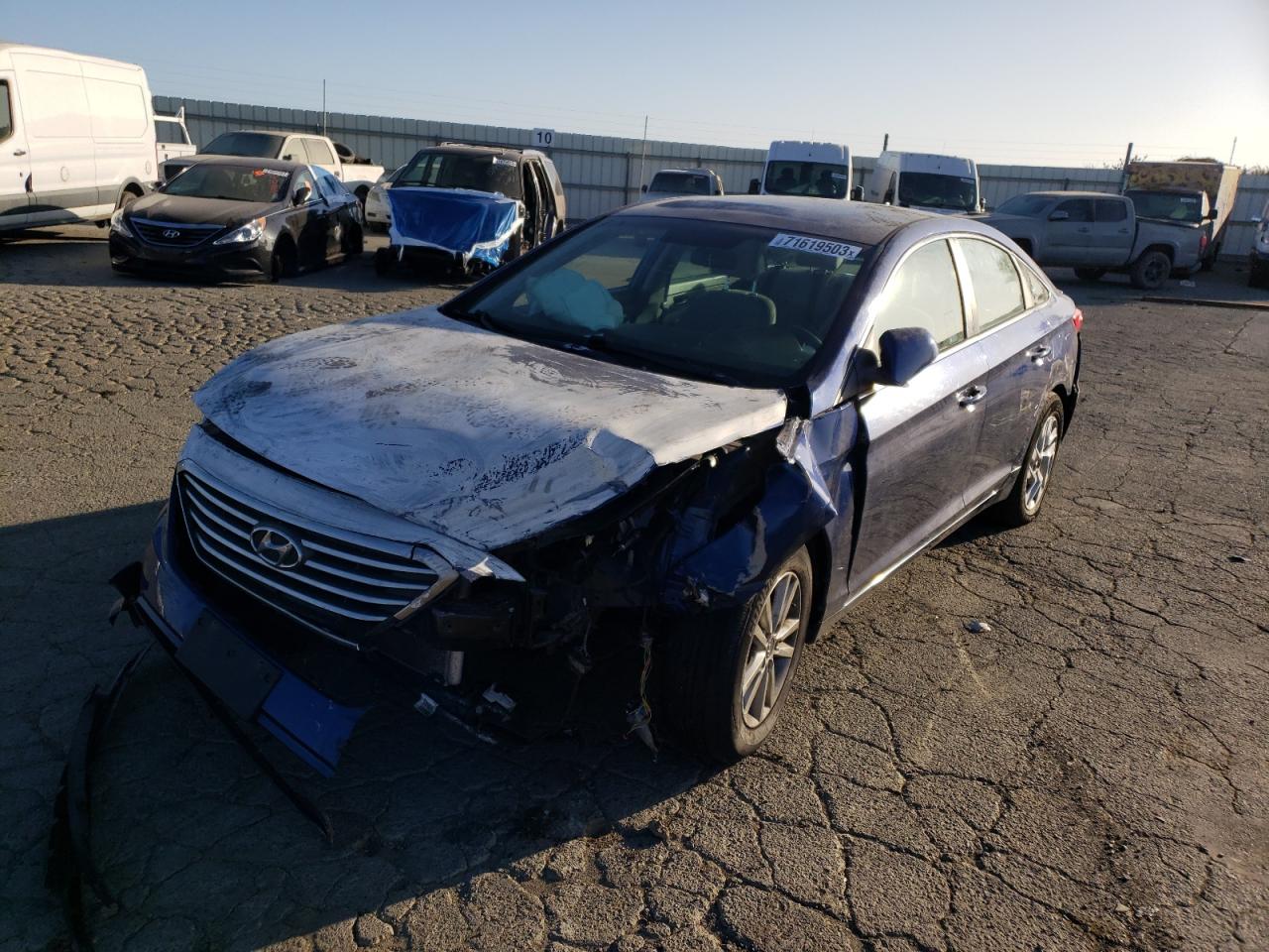 HYUNDAI SONATA 2017 5npe24afxhh490004