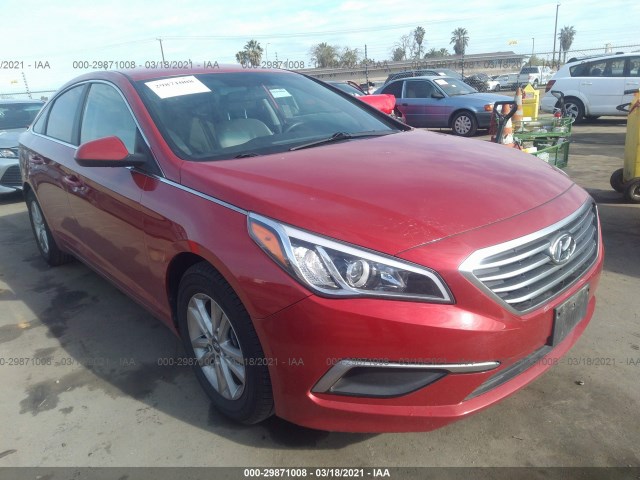 HYUNDAI SONATA 2017 5npe24afxhh519629