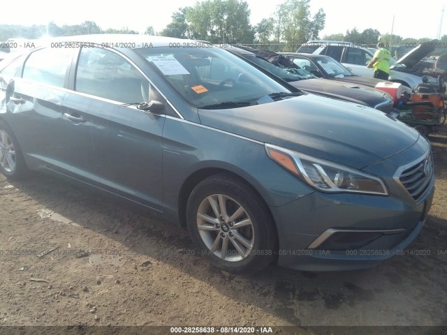 HYUNDAI SONATA 2017 5npe24afxhh549116