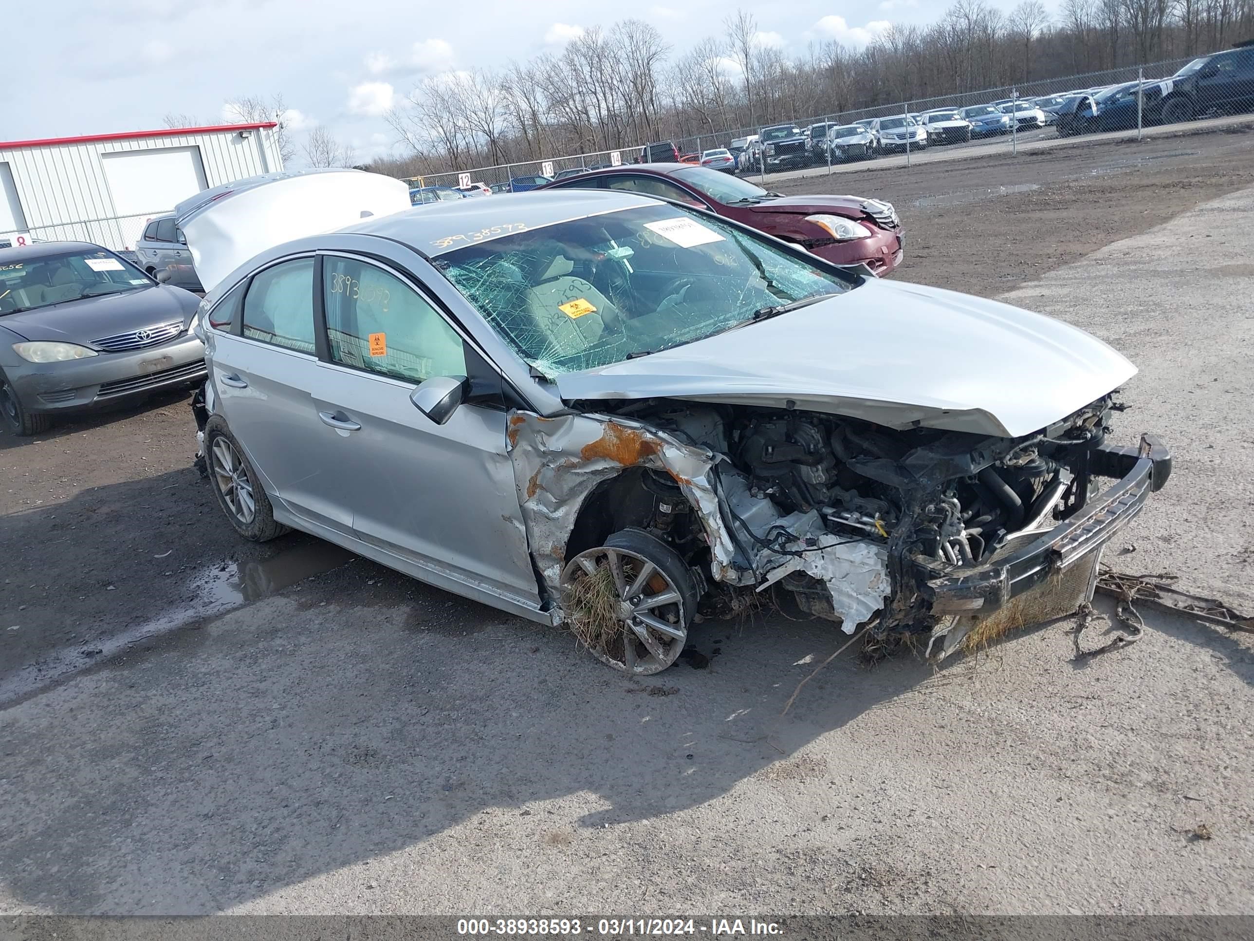 HYUNDAI SONATA 2018 5npe24afxjh646046