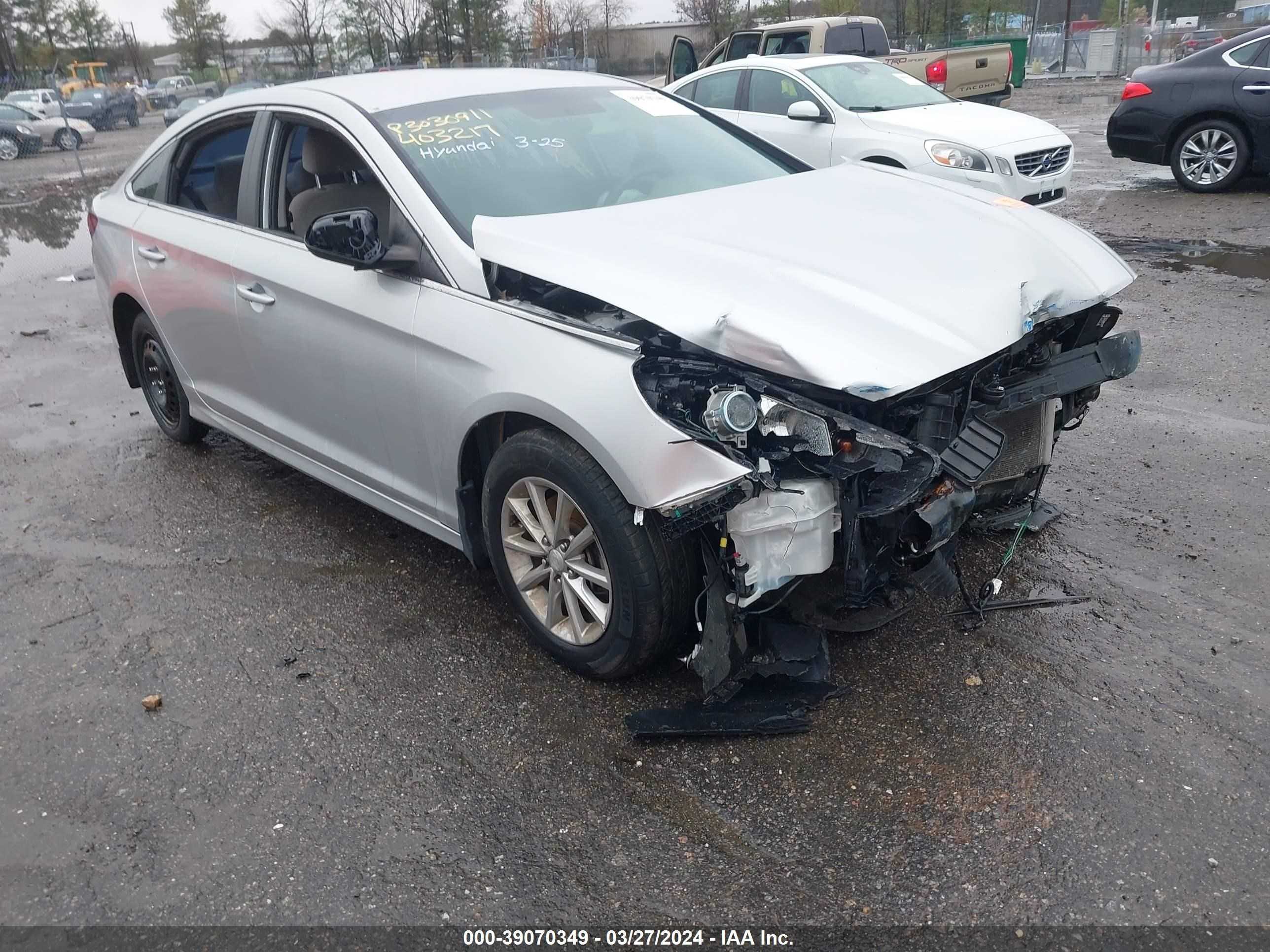 HYUNDAI SONATA 2019 5npe24afxkh730367