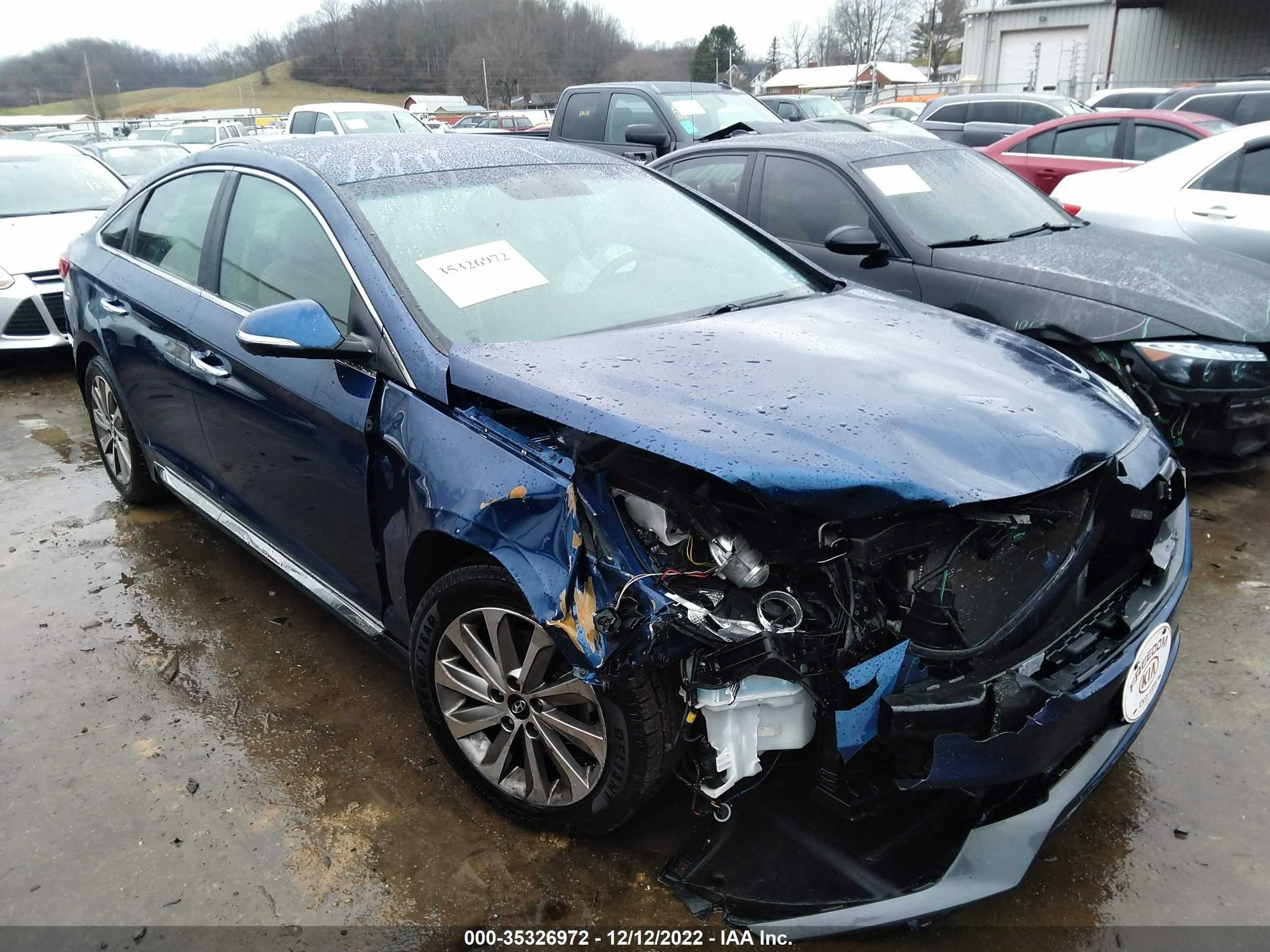 HYUNDAI SONATA 2015 5npe34af0fh128709