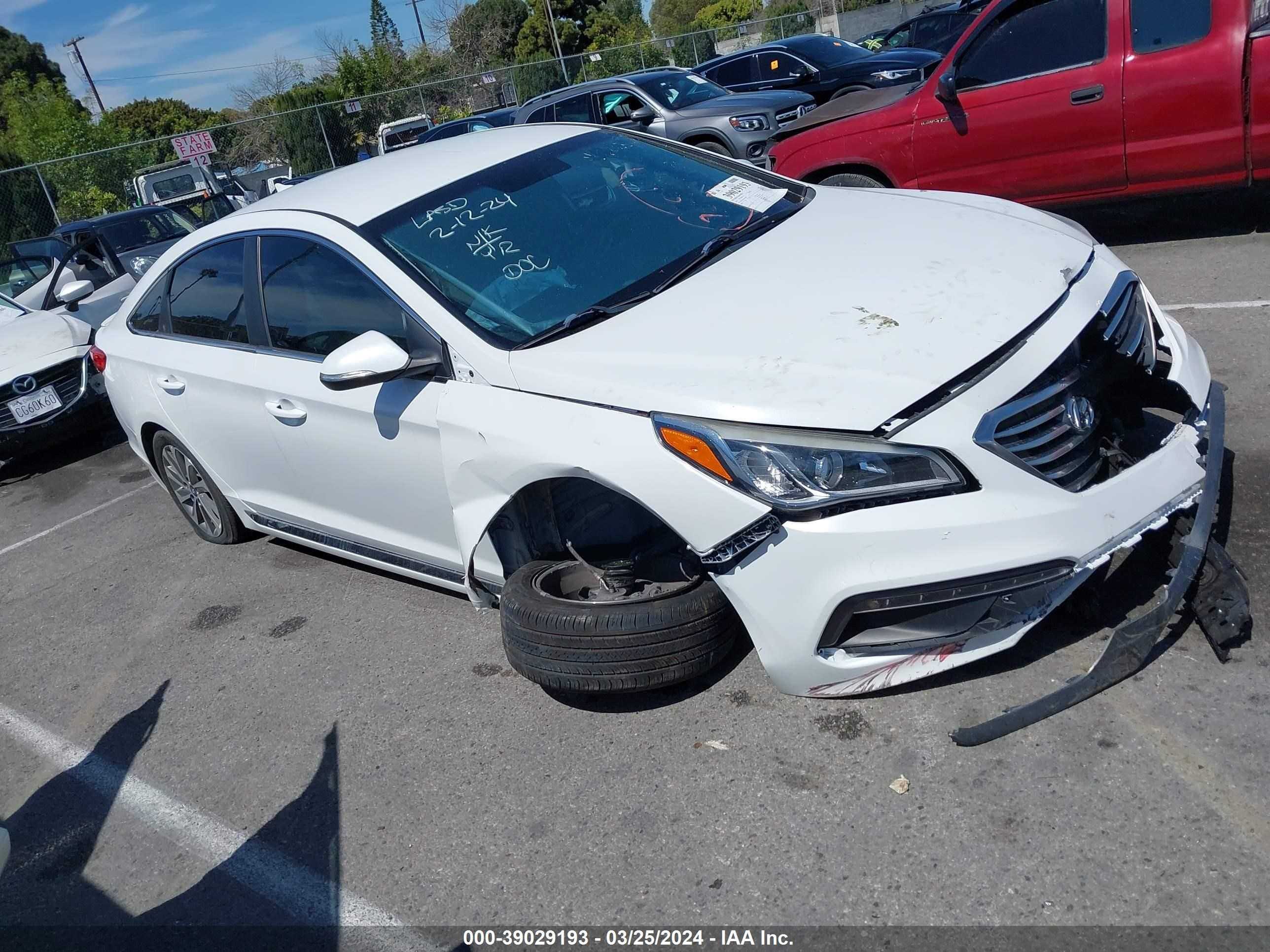 HYUNDAI SONATA 2016 5npe34af2gh398445