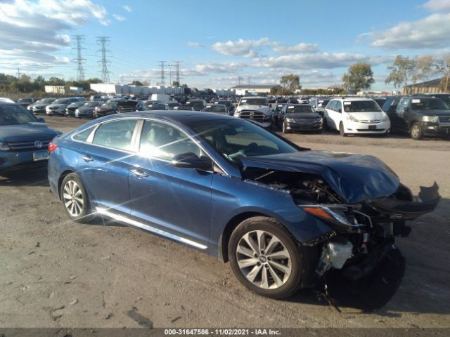 HYUNDAI SONATA 2017 5npe34af2hh566506