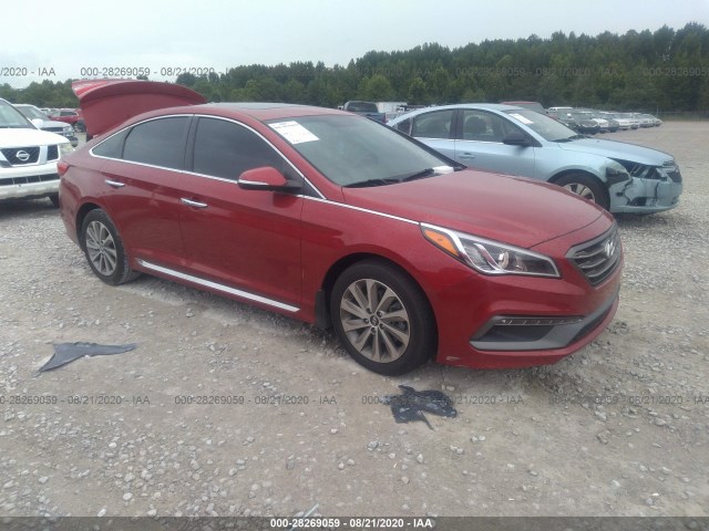 HYUNDAI SONATA 2017 5npe34af3hh590281