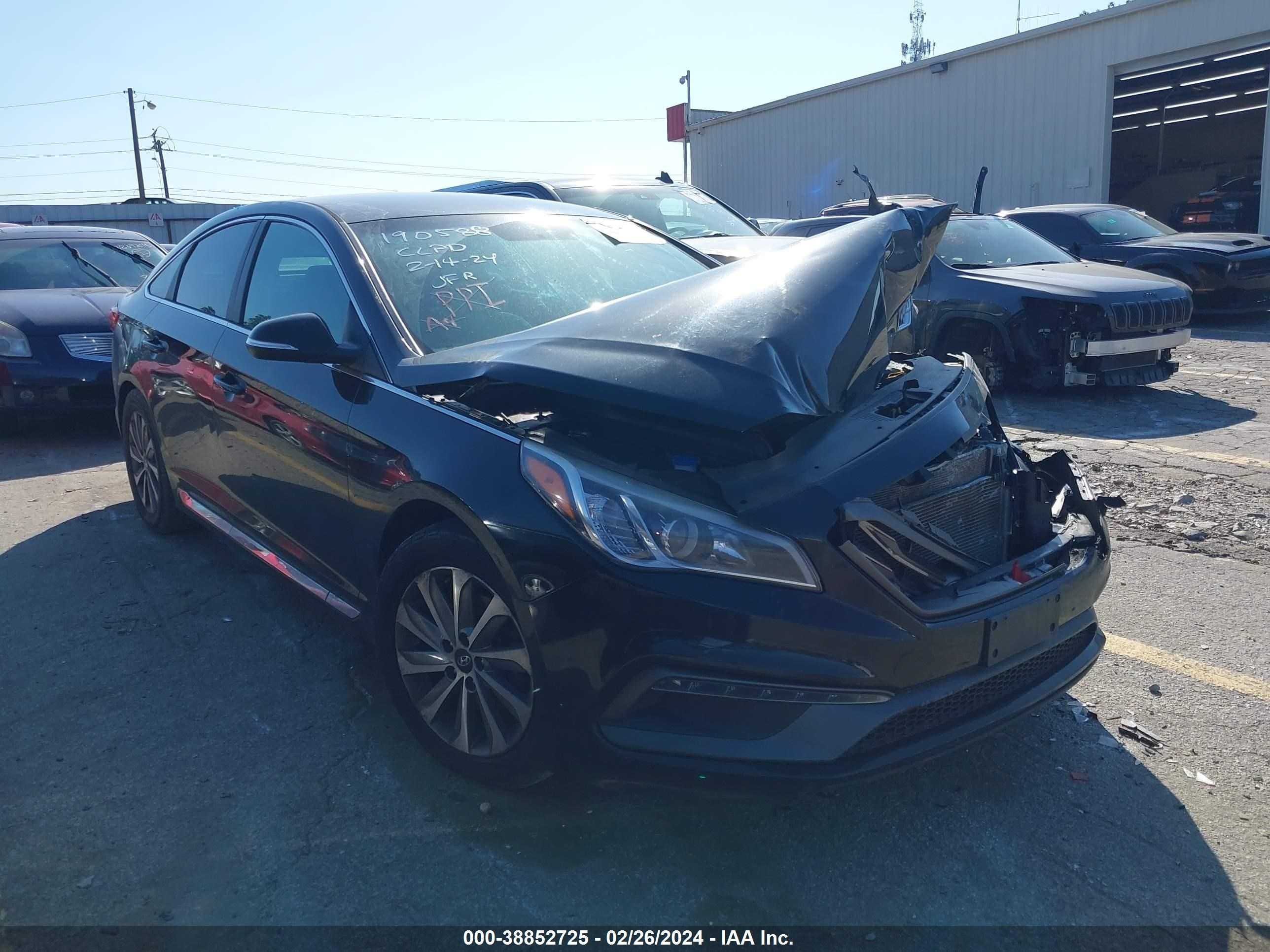 HYUNDAI SONATA 2015 5npe34af5fh190588