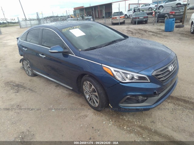 HYUNDAI SONATA 2017 5npe34af5hh490487