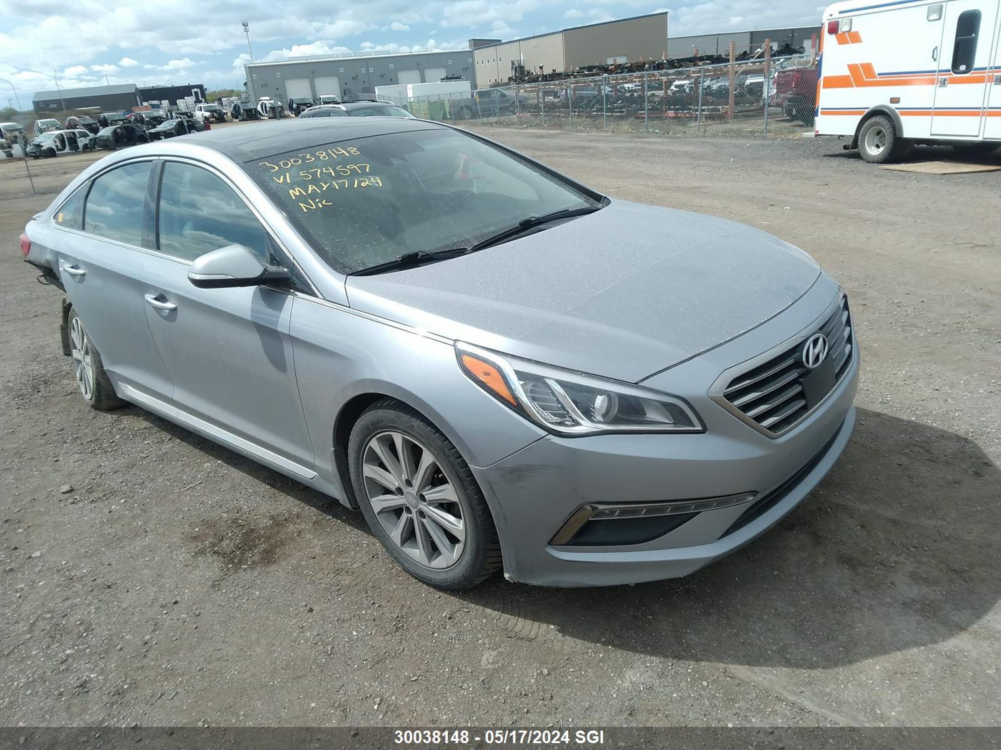 HYUNDAI SONATA 2017 5npe34af5hh574597