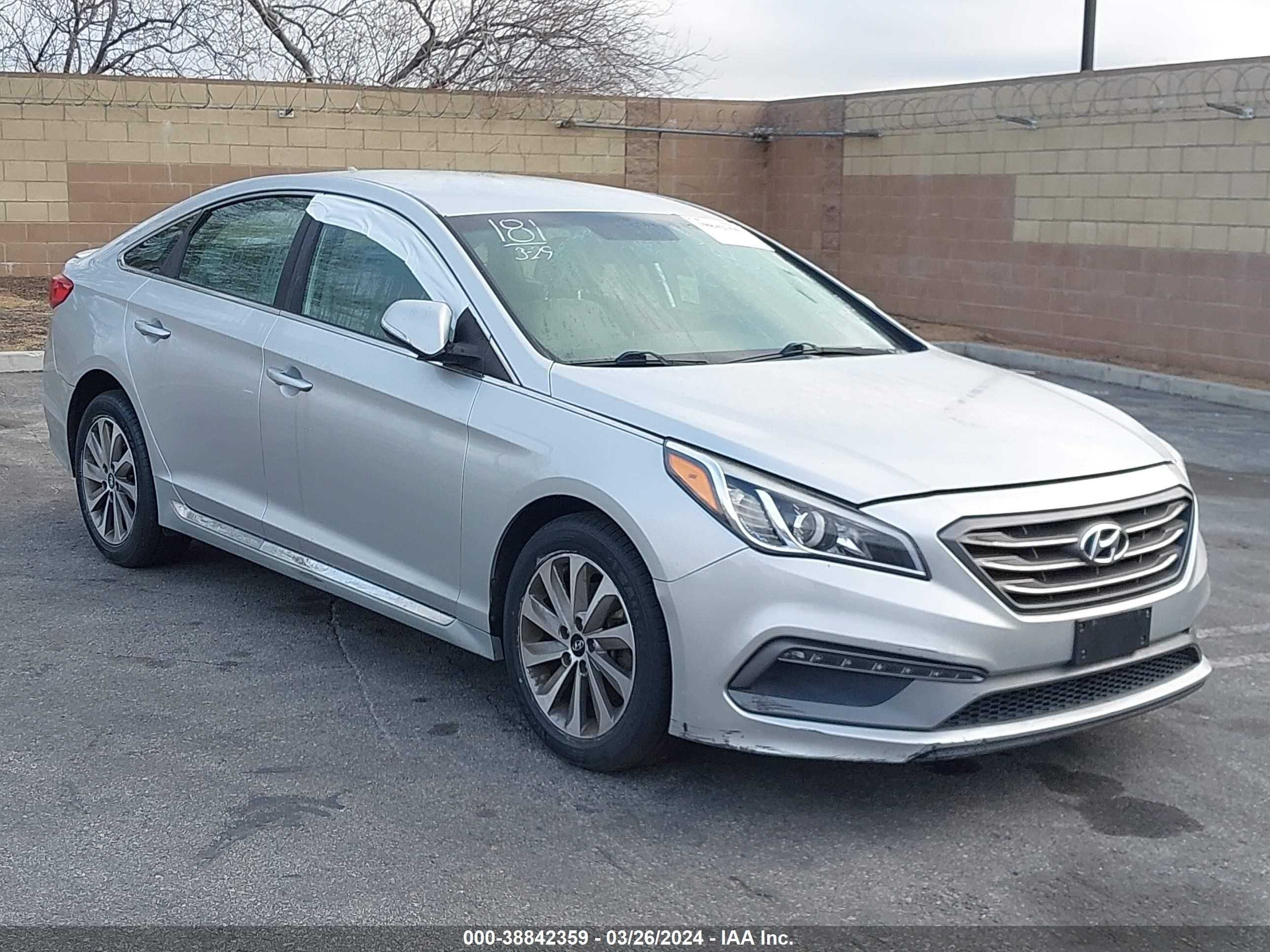 HYUNDAI SONATA 2017 5npe34af6hh581946