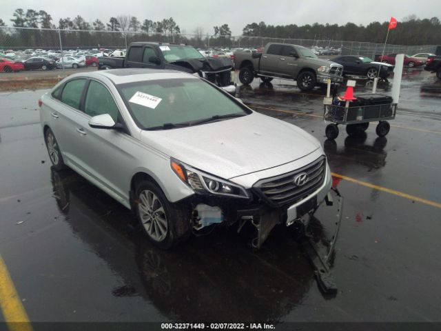 HYUNDAI SONATA 2017 5npe34af6hh586841