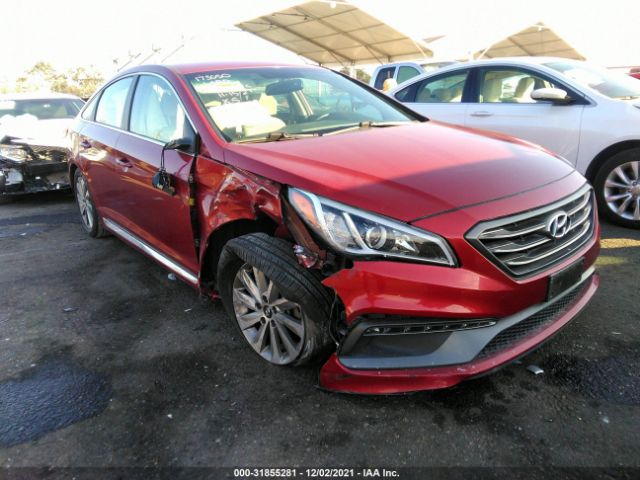 HYUNDAI SONATA 2016 5npe34af7gh409035