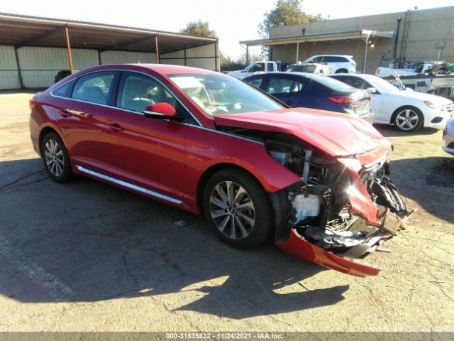 HYUNDAI SONATA 2017 5npe34af8hh441624