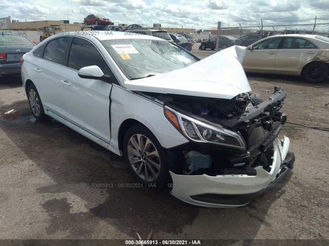 HYUNDAI SONATA 2017 5npe34af8hh534417