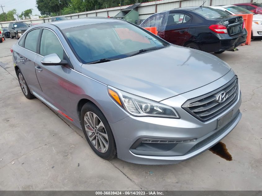 HYUNDAI SONATA 2016 5npe34af9gh357987