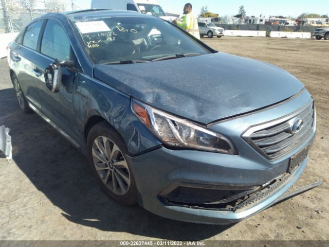 HYUNDAI SONATA 2017 5npe34af9hh528187