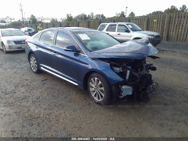 HYUNDAI SONATA 2017 5npe34af9hh548990