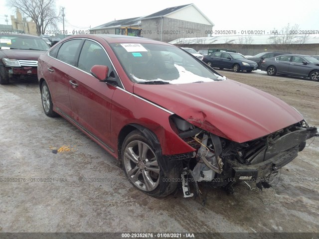 HYUNDAI SONATA 2018 5npe34af9jh640204