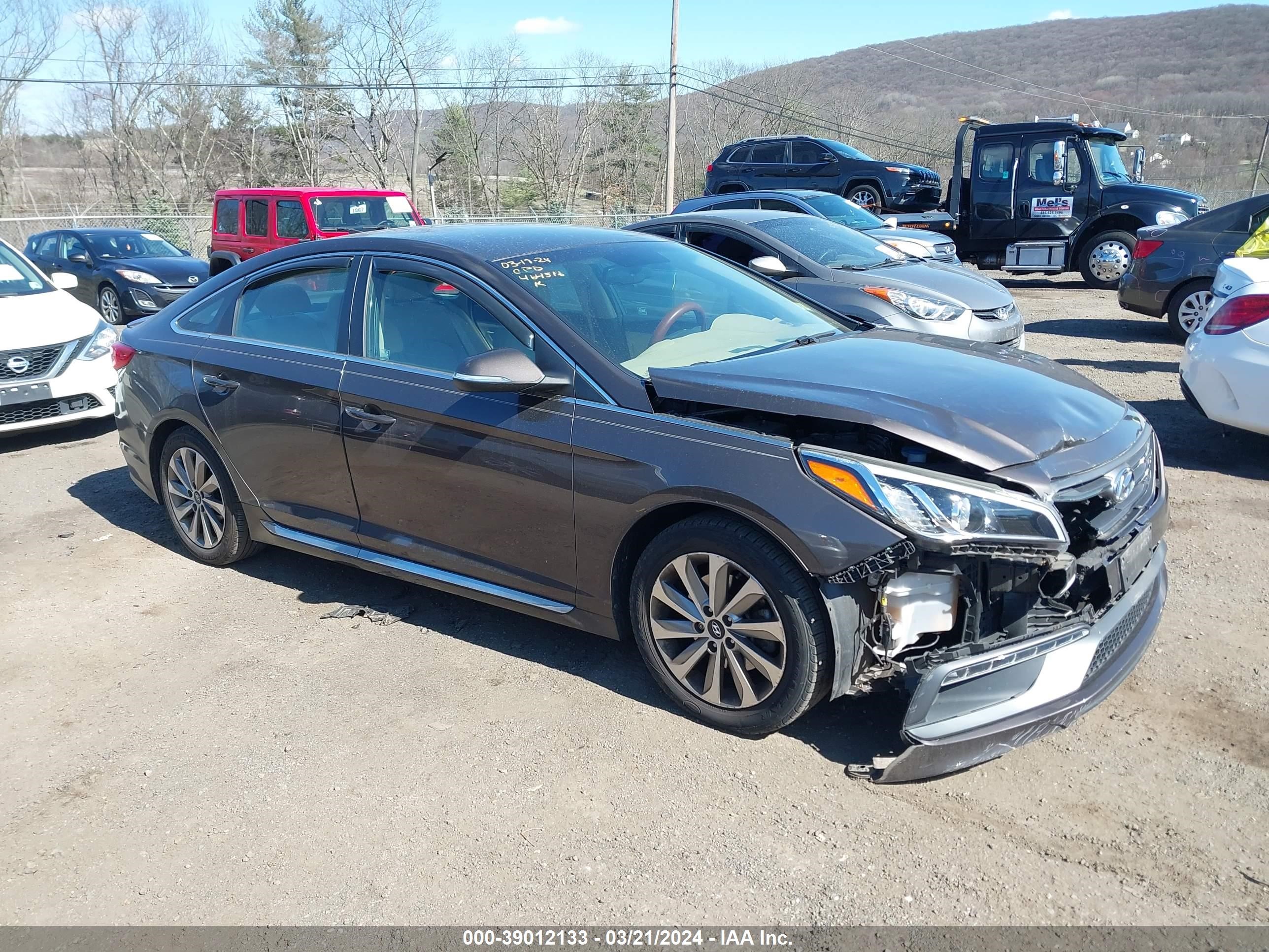 HYUNDAI SONATA 2017 5npe34afxhh464516