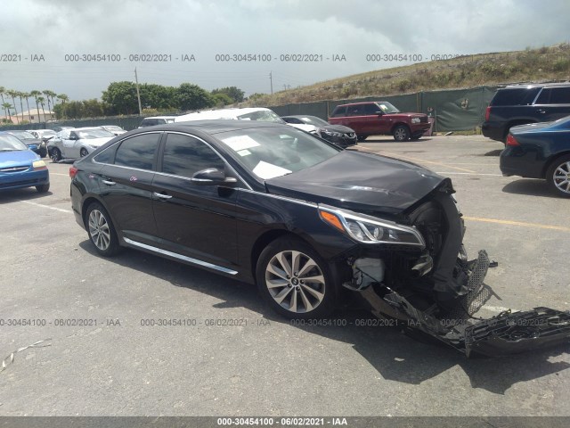 HYUNDAI SONATA 2017 5npe34afxhh543586