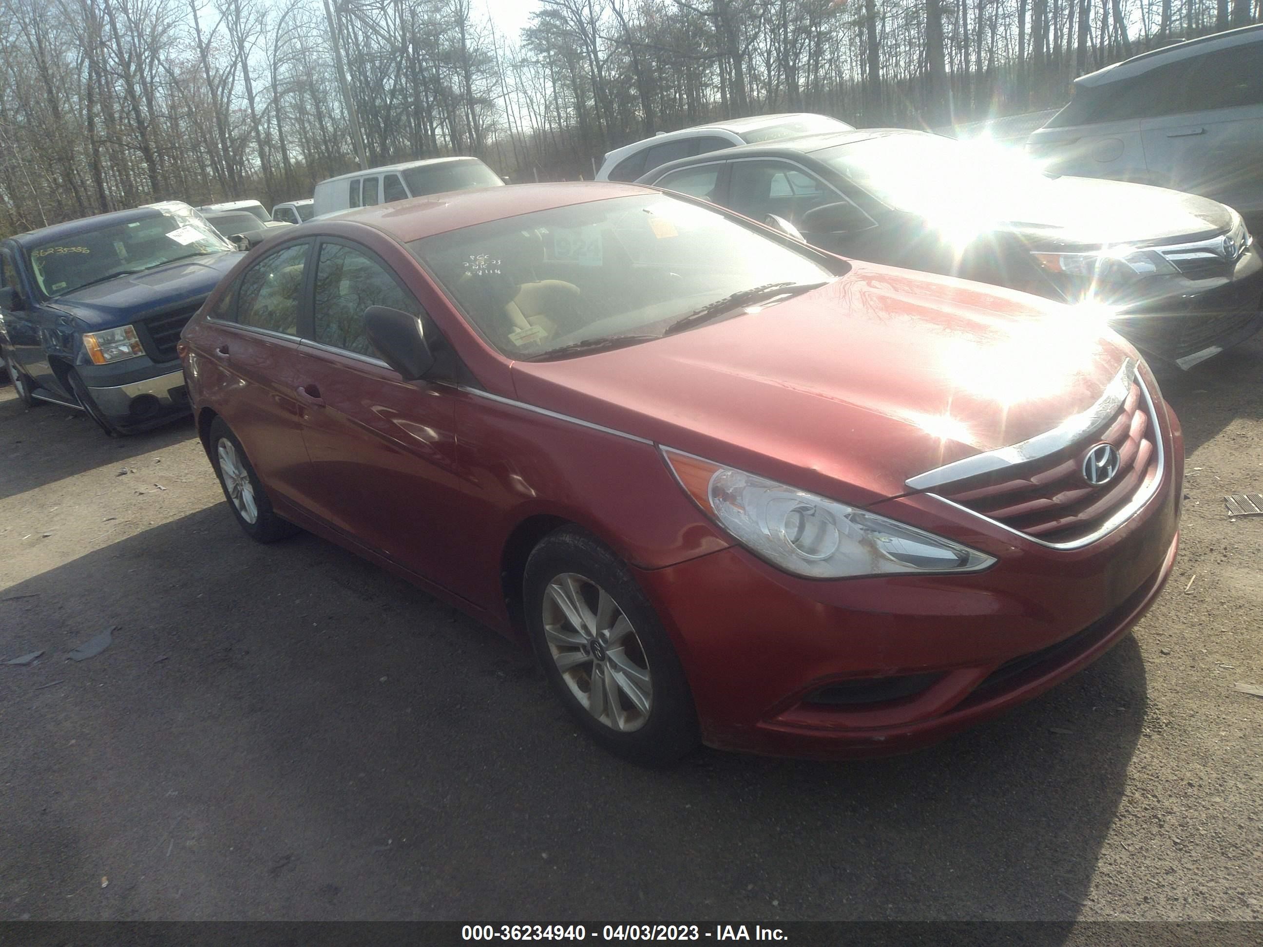 HYUNDAI SONATA 2011 5npeb4ac0bh238114