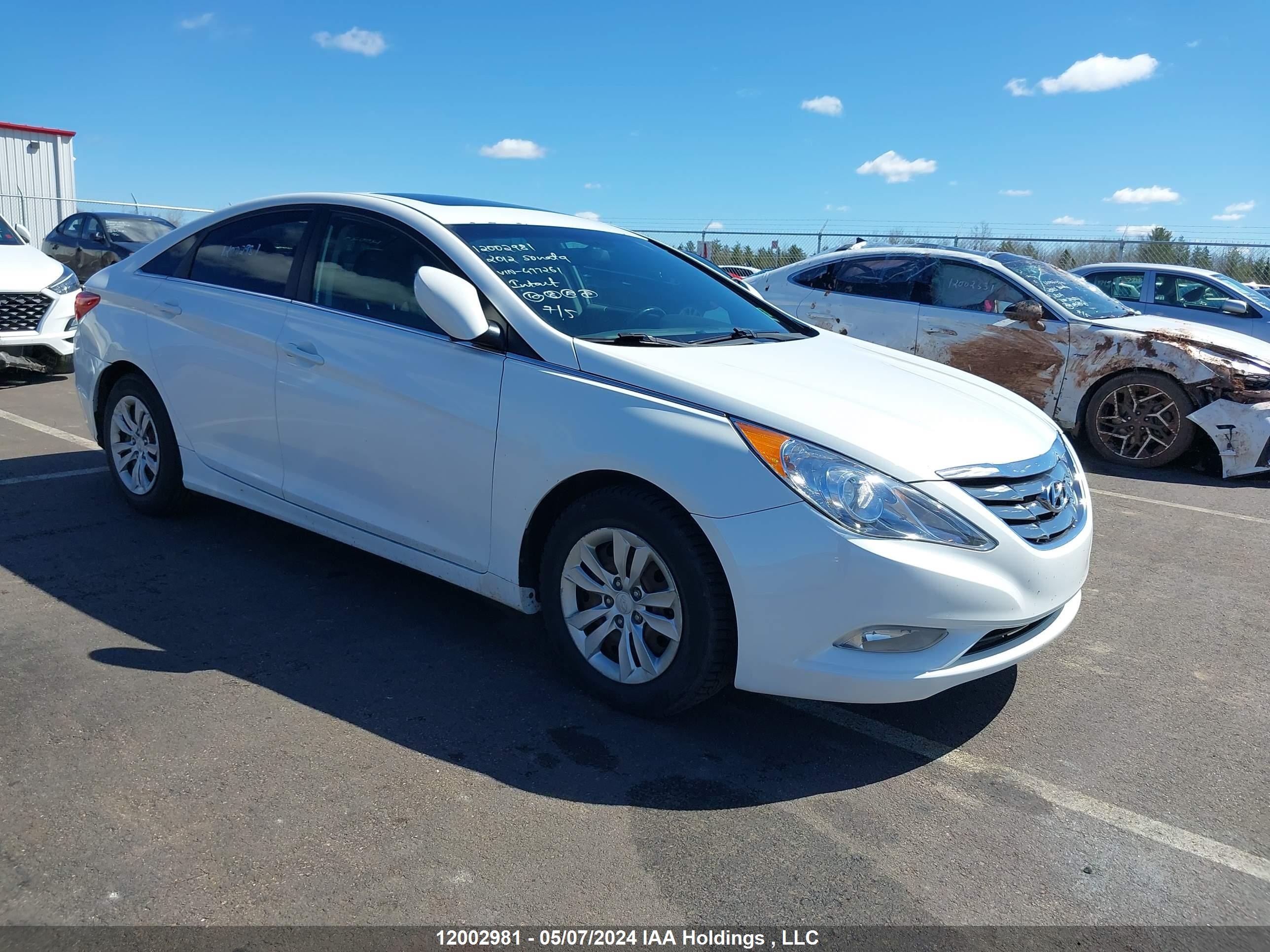 HYUNDAI SONATA 2012 5npeb4ac0ch477261