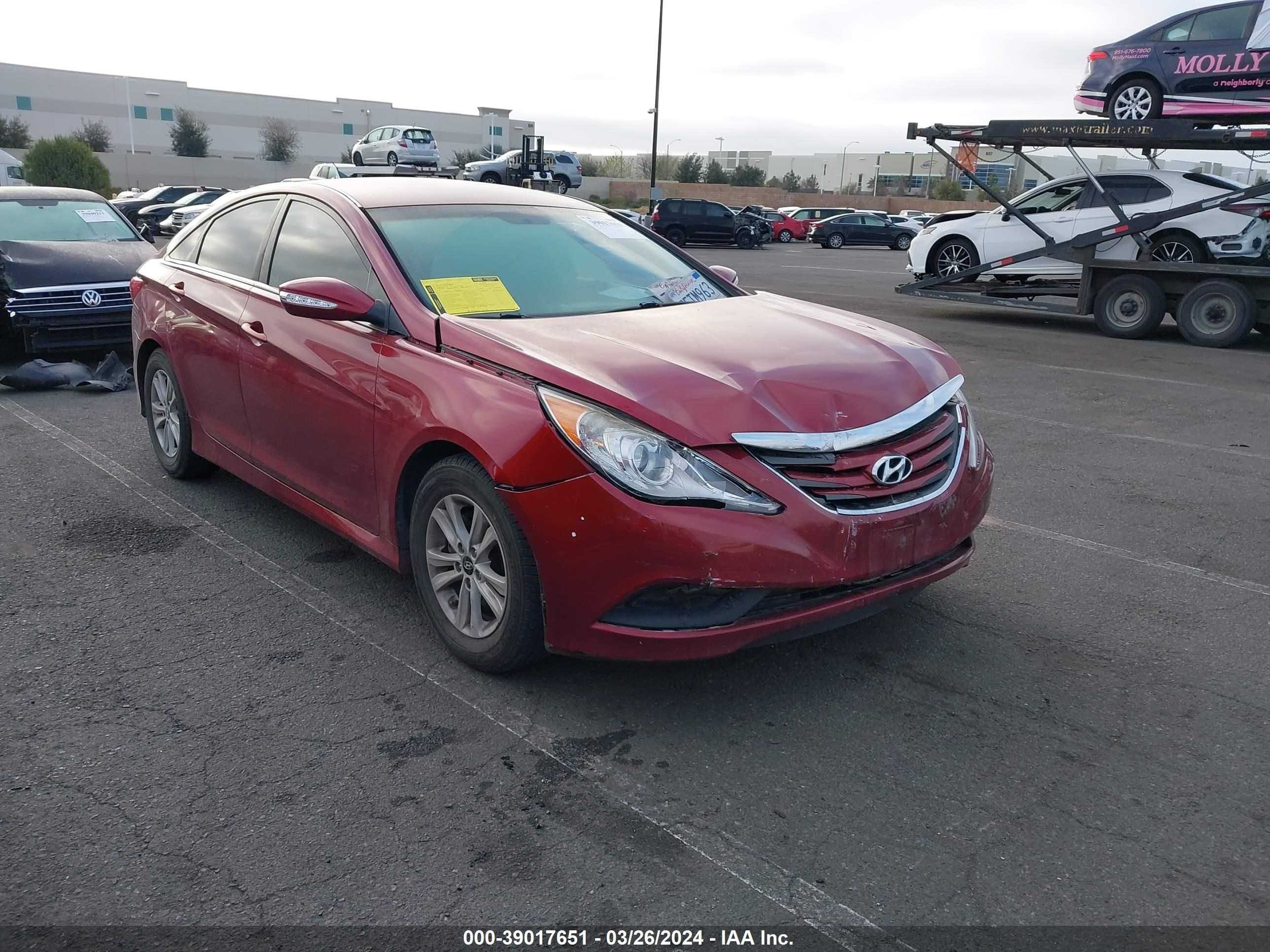 HYUNDAI SONATA 2014 5npeb4ac0eh890820