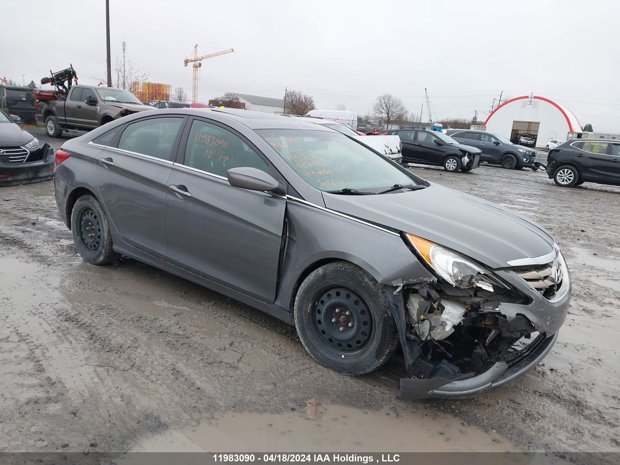 HYUNDAI SONATA 2012 5npeb4ac1ch388928