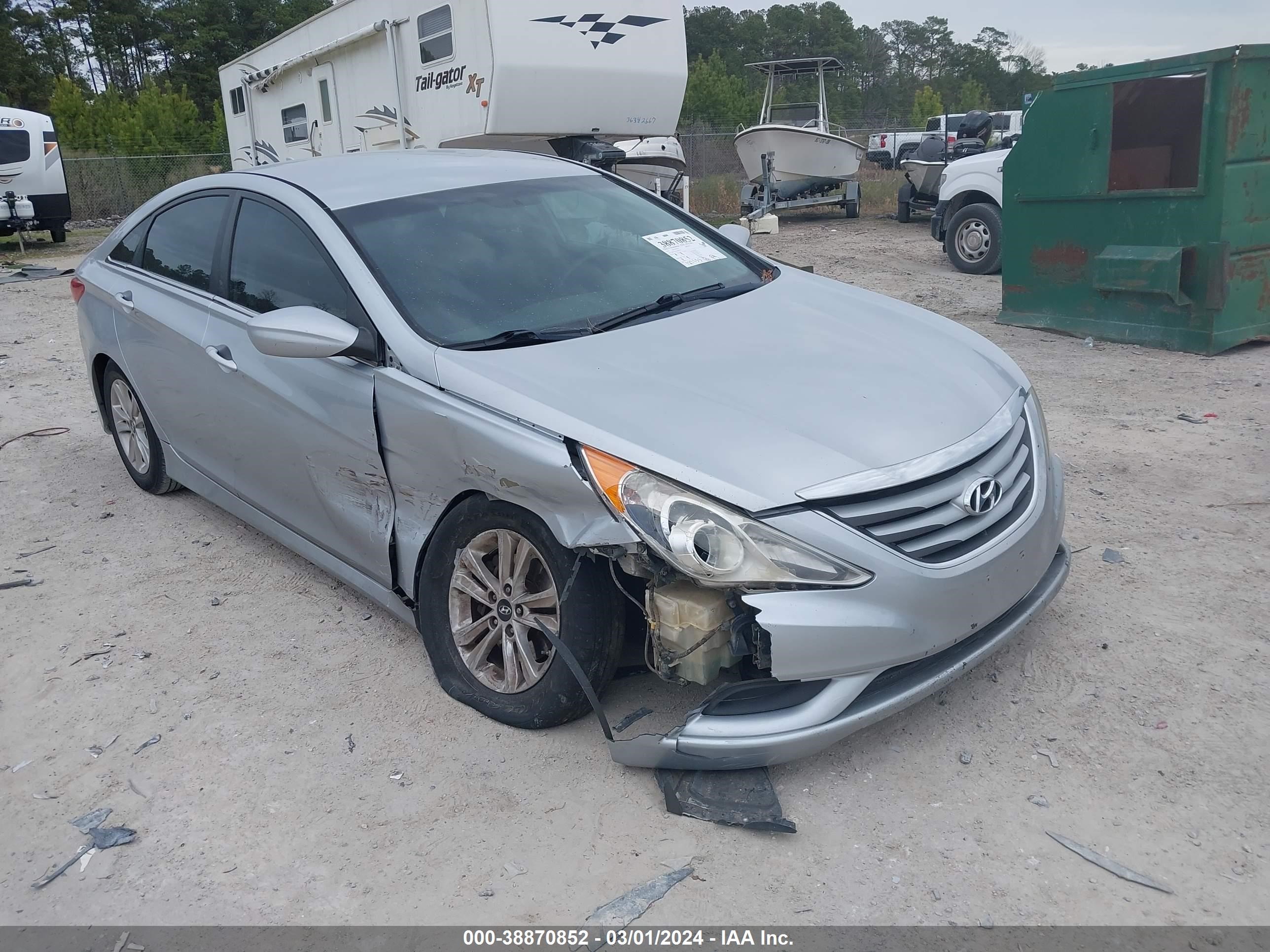 HYUNDAI SONATA 2014 5npeb4ac2eh837214