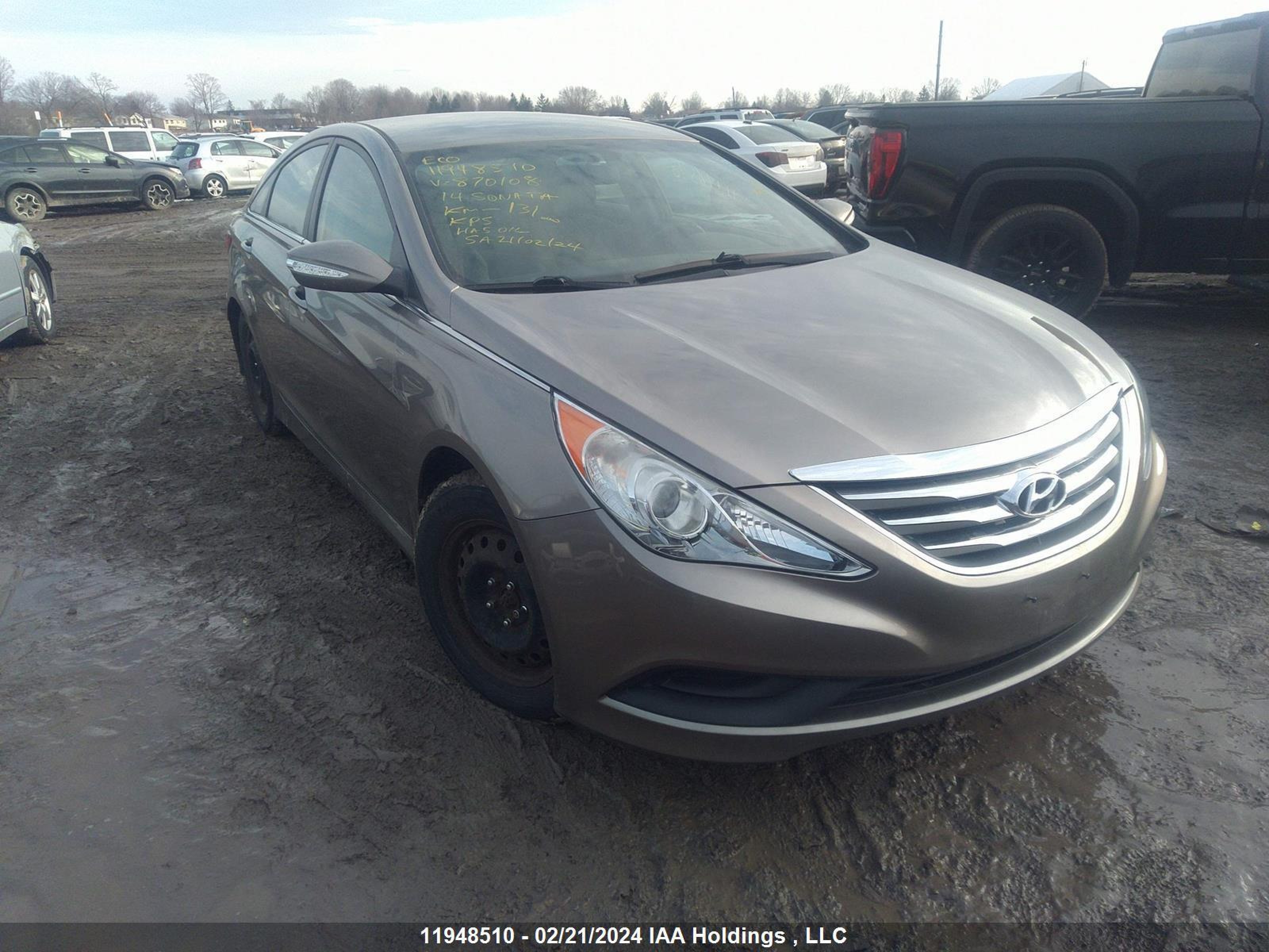 HYUNDAI SONATA 2014 5npeb4ac3eh870108