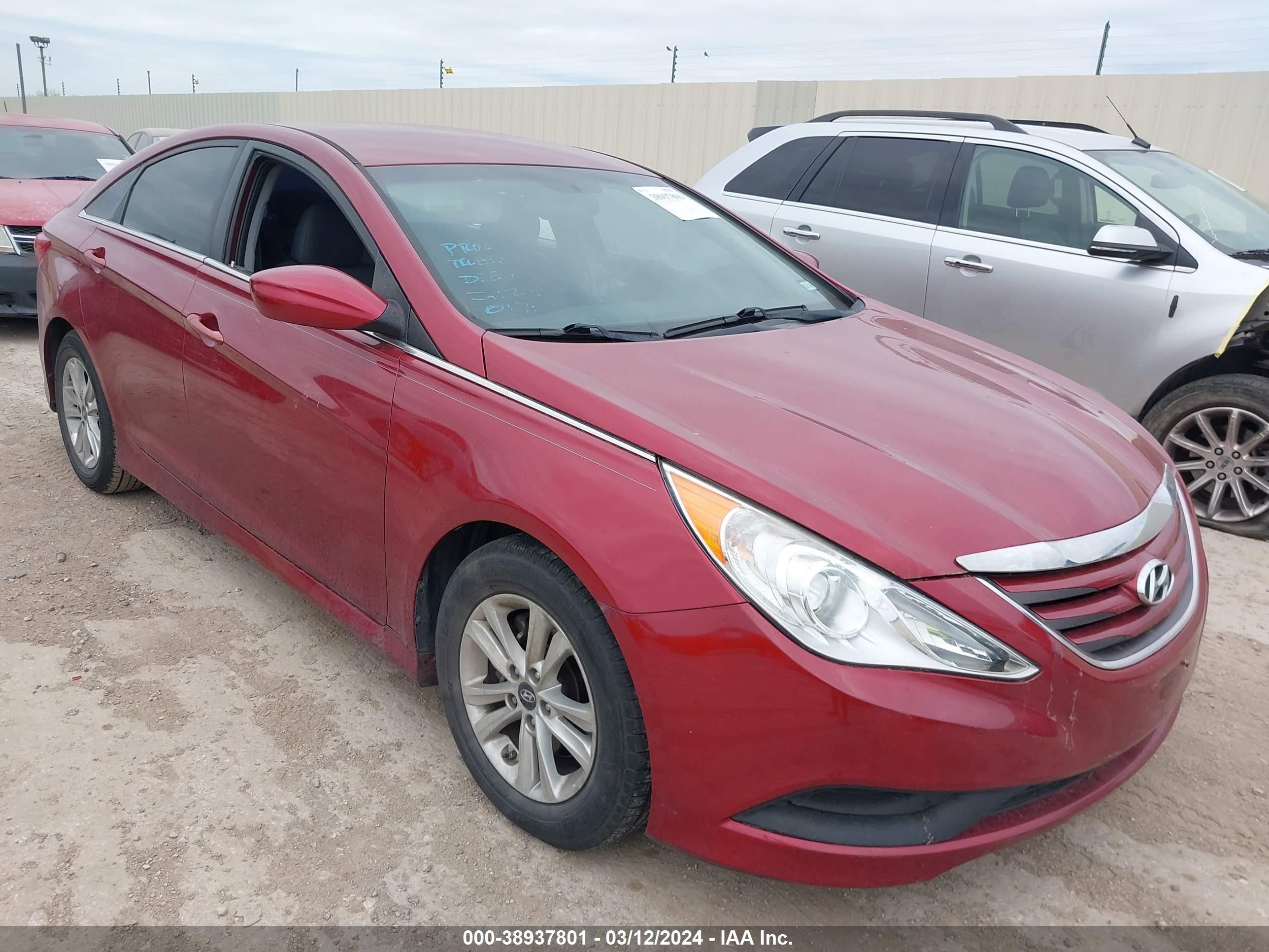 HYUNDAI SONATA 2014 5npeb4ac3eh876538